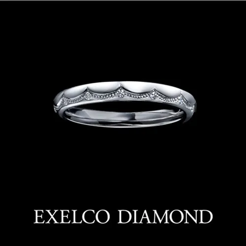 エクセルコダイヤモンド（EXELCO DIAMOND）の結婚指輪Le Voile（ル ヴォワール）