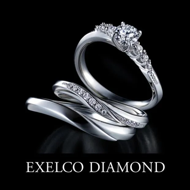 エクセルコダイヤモンド（EXELCO DIAMOND）の結婚指輪Lustre（リュストル）