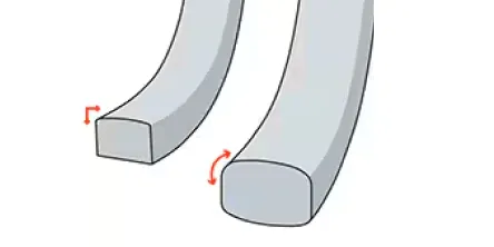 銀座ダイヤモンドシライシの結婚指輪の形状