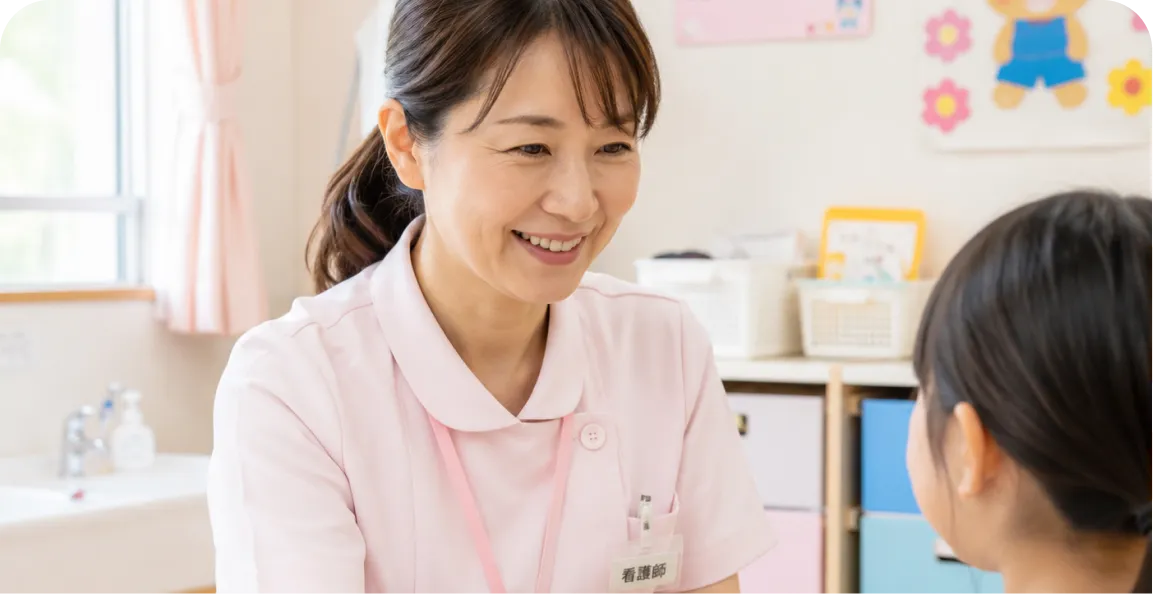保育園看護師の求人イメージ